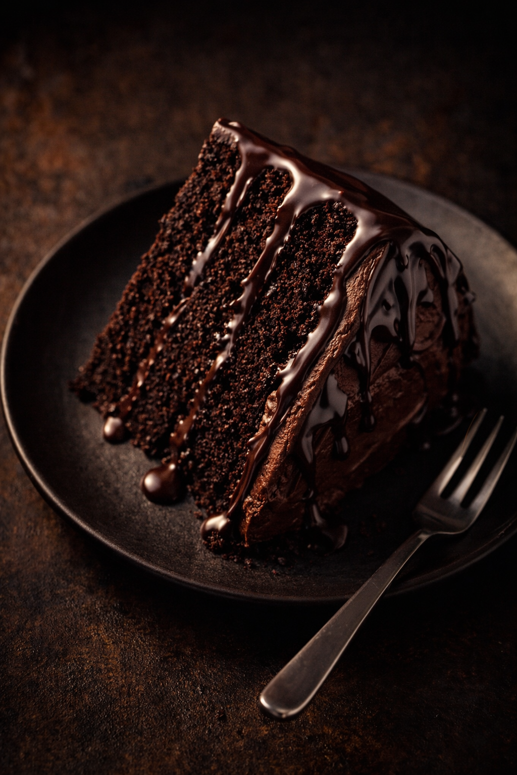 Double Fudge Chocolate Cake